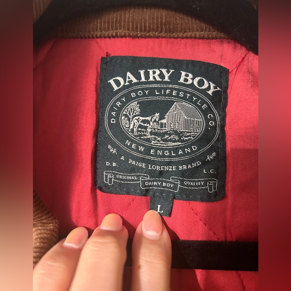 NWT Dairy Boy Tan Women's Barn Jacket - Picture 3 of 11